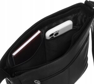 Skórzana listonoszka męska NoSize 5