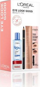 L’Oreal Paris Eye Look Good Beauty Fix Set L'Oreal Paris: L'Oreal Paris, Cleansing, Micellar Water, For All Skin Types, 95 ml + Paradise Extatic, Volumizing, Mascara, Black, 6.4 ml +  Le Khol By Superliner, Kohl Eyeliner, 101, Black, 1.2 g + Revitalift, 1