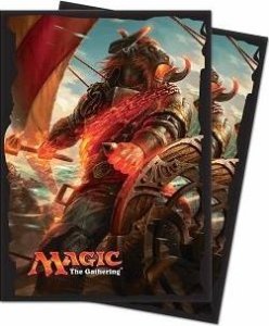 Ultra Pro Protektory na talię karty MtG gra Magic the Gathering koszulki Rivals of Ixalan Angrath, the Flame-Chained (80 sztuk) 1