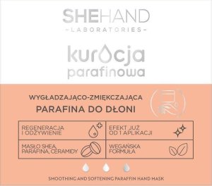 SHEHAND_Laboratories kuracja parafinowa wygładzająco-zmiękczająca parafina do dłoni 80g 1