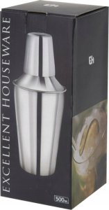 Excellent Houseware Shaker do koktajli i drinków – stalowy 5