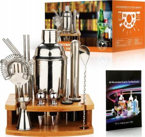 Excellent Houseware Shaker do koktajli i drinków – stalowy 7