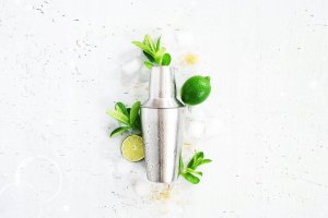 Excellent Houseware Shaker do koktajli i drinków – stalowy 9