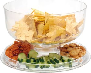 Excellent Houseware Wielofunkcyjna patera na ciasta i przekąski z kloszem 3