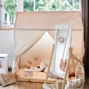 Atmosphera Drewniany domek dla dzieci, dekoracja - 115 x 66 x 126 cm 8