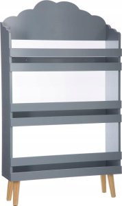Atmosphera Szary regał do przechowywania - 3 poziomy, 58 x 18 x 100 cm 2
