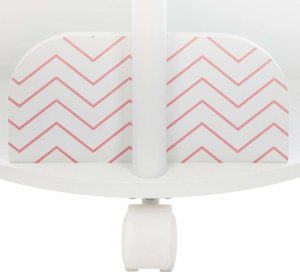 Atmosphera Szafka na książki dla dzieci, regał drewniany, regał, okrągła półka na książki, półki do pokoju dziecięcego, szafka na kółkach 2