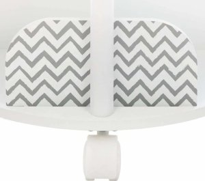 Atmosphera Szafka na książki dla dzieci, regał drewniany, regał, okrągła półka na książki, półki do pokoju dziecięcego, szafka na kółkach 5