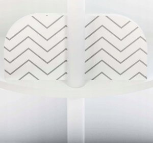 Atmosphera Szafka na książki dla dzieci, regał drewniany, regał, okrągła półka na książki, półki do pokoju dziecięcego, szafka na kółkach 7