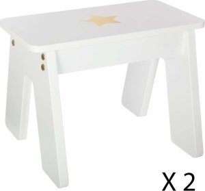 Atmosphera Biały stolik do pokoju dziecięcego, drewniany stolik, krzesełka dla dzieci, biały stolik, stolik ze schowkiem, meble dziecięce 11