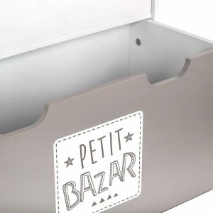 Atmosphera Regał dziecięcy z szufladą i przegródkami, 62,5 x 30 x 70 cm, biało-szary 3