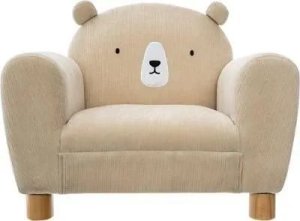 Atmosphera Fotel dla dzieci z oparciem MIŚ, beżowy 5