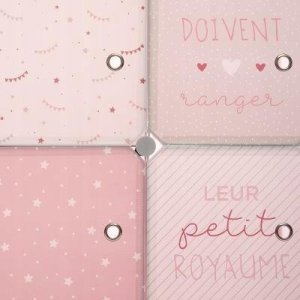 Atmosphera Szafa do pokoju dziecięcego, 64 x 31 x 124 cm, różowa 5