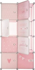 Atmosphera Szafa do pokoju dziecięcego, 64 x 31 x 124 cm, różowa 8