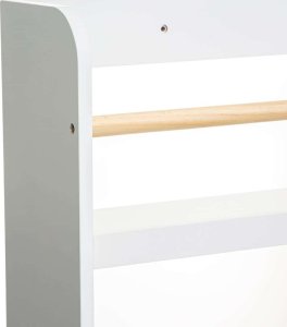 Atmosphera Regał na książki dla dzieci, biały, 4 poziomy 3