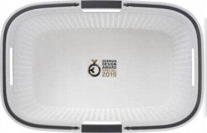 Storage Solutions Kosz na pranie z uchwytami, tworzywo sztuczne, 60 x 40 x 26 cm 2