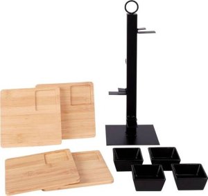 Excellent Houseware Patera do serwowania przekąsek, 4-poziomy, 37 cm 11