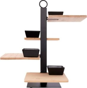 Excellent Houseware Patera do serwowania przekąsek, 4-poziomy, 37 cm 3