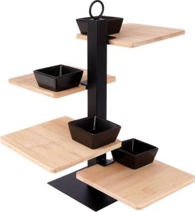 Excellent Houseware Patera do serwowania przekąsek, 4-poziomy, 37 cm 10