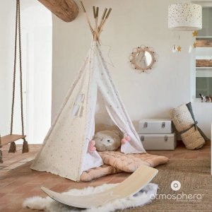 Atmosphera Lustro dekoracyjne CAMPAGNE w oprawie z rattanu, Ø 38 cm 3