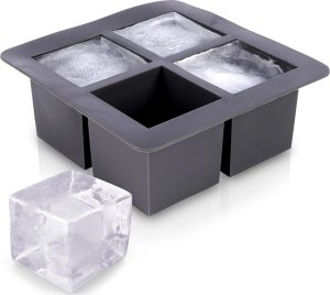 Excellent Houseware Foremka do lodu, duże kostki XL do whisky 8