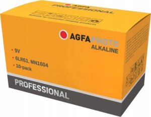 Agfa AgfaPhoto Batterie Alkaline Professional -9V  E-Block  10St. 1