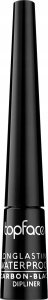 TOPFACE_Longlasting Waterproof Eyeliner wodoodporny eyeliner w pędzelku Carbon Black 2,5ml 1