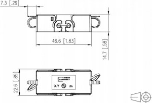 Metz Connect GmbH METZ CONNECT BTR Kabelverbinder Class EA Cat.6A 180 4
