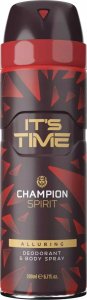 IT'S TIME_Dezodorant męski w sprayu Champion Spirit 200ml 1