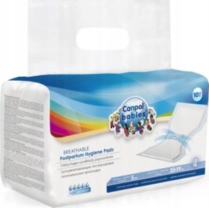 CANPOL BABIES_Podpaski poporodowe ze skrzydełkami na dzień 10szt 9