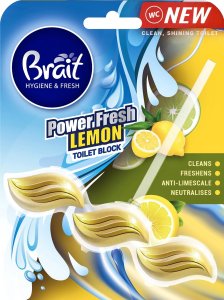 DRAMERS  Brait Hygiene & Fresh Kostka do WC Power Fresh Lemon 39g 1