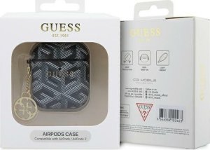 Guess Guess GUA2PGCE4CK AirPods 1/2 cover czarny/black GCube Charm 3