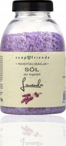 SOAP&amp;FRIENDS_Drobnoziarnista sól do kąpieli Lawenda 250g 1