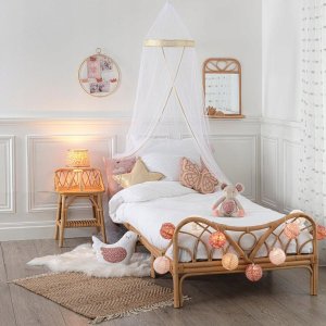 Atmosphera Baldachim do łóżeczka CANOPY, muślinowa bawełna, wys. 350 cm 3