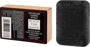 Black for White Naturalne Mydło Czarne 75g 1