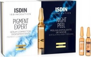 ISDIN_SET Pigment Expert serum do twarzy &amp; Night Peel peeling złuszczający na noc 20 ampułek 1