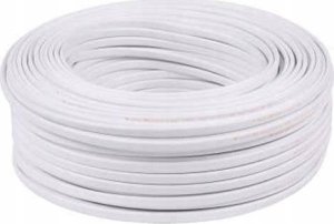Przewód Śląsk Przewód YDYP 3X2,5mm2 płaski instalacyjny 450/750V biały odwijany z bębna 172152002S0500 8