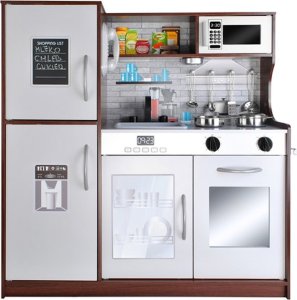 Kruzzel Drewniana kuchnia dla dzieci XL z akcesoriami 2