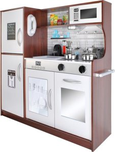 Kruzzel Drewniana kuchnia dla dzieci XL z akcesoriami 3