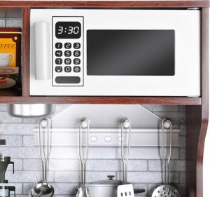 Kruzzel Drewniana kuchnia dla dzieci XL z akcesoriami 7