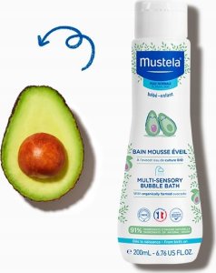 MUSTELA_Bebe Awakening Foam Bath płyn bąbelkowa kąpiel 750ml 2