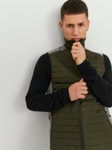 Jack & Jones Jack & Jones pikowana kamizelka JJEMULTI BODYWARMER COLLAR NOOS 12200684 2XL 4