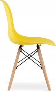 Leobert Krzesło OSAKA żółte / nogi naturalne x 2 6