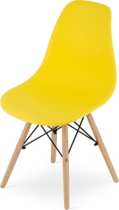 Leobert Krzesło OSAKA żółte / nogi naturalne x 2 7