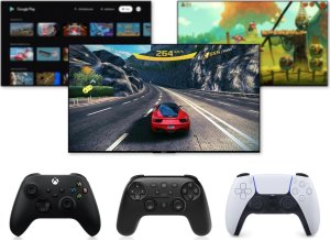 Odtwarzacz multimedialny AbCom Android SMART TV Homatics Dongle R 4K Android 11 10