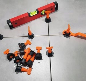 КиКо SYSTEM POZIOMOWANIA PŁYTEK 50szt. + 1 KLUCZ 6