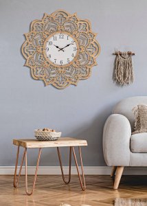 Ferretti Zegar ścienny z koronkową tarczą, Ø 60 cm 2