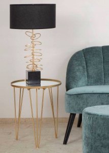 Ferretti Stolik kawowy z lustrzanym blatem, Ø 40 x 49 cm 4