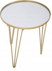 Ferretti Stolik kawowy z lustrzanym blatem, Ø 40 x 49 cm 7