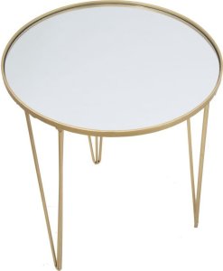 Ferretti Stolik kawowy z lustrzanym blatem, Ø 50 x 58,5 cm 4